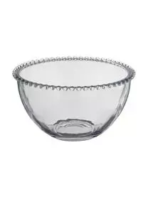 Cote Table Glas-Schüssel Perles Mit Randdekor