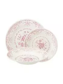 Bitossi Home Geschirr-Set Rose Mit Blumendesign, 6 Personen (18-tlg.)