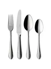 Villeroy & Boch Hochglanzpoliertes Design Besteck-Set Mademoiselle, 6 Personen (24-tlg.)