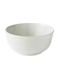 Aida Weiße Schälchen Groove Mit Rillenstruktur, 4 Stück