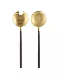Bloomingville Salatbesteck Amine In Gold, 2er-Set