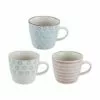 Bloomingville Handbemalte Tassen Patrizia Mit Verspieltem Muster, 3er-Set 2 Bloomingville Handbemalte Tassen Patrizia Mit Verspieltem Muster, 3er-Set -Broste Copenhagen Geschaft 1692471