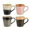 HKliving Handgemachte Espressotassen 70's, 4er-Set 2 HKliving Handgemachte Espressotassen 70's, 4er-Set -Broste Copenhagen Geschaft 1692571