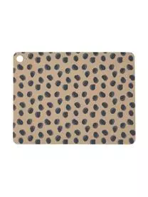 OYOY Living Design Silikon Tischsets Leopard, 2 Stück