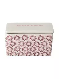 Bloomingville Butterdose Maya Mit Blumenprägung