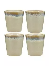 HKliving Handgemachte XS Becher 70's, 4er-Set
