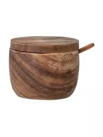 Bloomingville Zuckerdose Elfa Mit Löffel Aus Mangoholz
