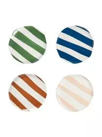 &k Amsterdam Frühstücksteller Oblique Aus Dolomit, 4er-Set