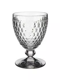 Villeroy & Boch Kristall-Wassergläser Boston Mit Relief, 4 Stück