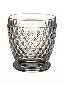 Villeroy & Boch Kristall-Wassergläser Boston Mit Relief, 4 Stück
