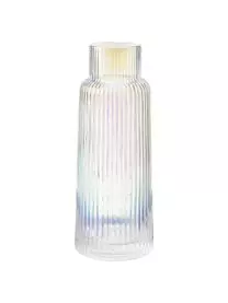 ICONS By Westwing Collection Wasserkaraffe Minna Von Guglielmo Scilla Mit Irisierender Oberfläche Und Rillenrelief, 1.1 L