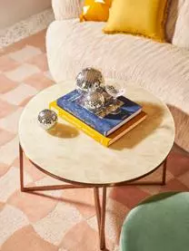 ICONS By Westwing Collection Runder Couchtisch Antigua Mit Glasplatte In Marmor-Optik Von Motsi Mabuse 10 ICONS By Westwing Collection Runder Couchtisch Antigua Mit Glasplatte In Marmor-Optik Von Motsi Mabuse – Bild 8