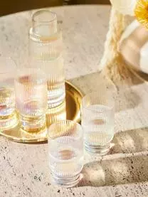 ICONS By Westwing Collection Wassergläser Minna Von Guglielmo Scilla Mit Irisierender Oberfläche Und Rillenrelief, 4 Stück 4 ICONS By Westwing Collection Wassergläser Minna Von Guglielmo Scilla Mit Irisierender Oberfläche Und Rillenrelief, 4 Stück – Bild 2