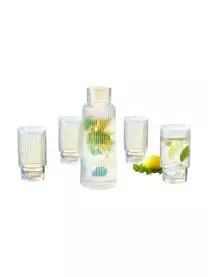 ICONS By Westwing Collection Wassergläser Minna Von Guglielmo Scilla Mit Irisierender Oberfläche Und Rillenrelief, 4 Stück 10 ICONS By Westwing Collection Wassergläser Minna Von Guglielmo Scilla Mit Irisierender Oberfläche Und Rillenrelief, 4 Stück – Bild 8