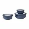 Mepal Runde Aufbewahrungsschüssel Cirqula, 3er-Set