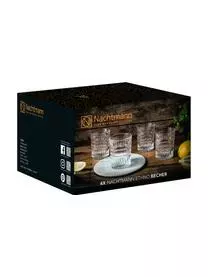 Nachtmann Kristall-Wassergläser Ethno, 4 Stück 6 Nachtmann Kristall-Wassergläser Ethno, 4 Stück – Bild 4